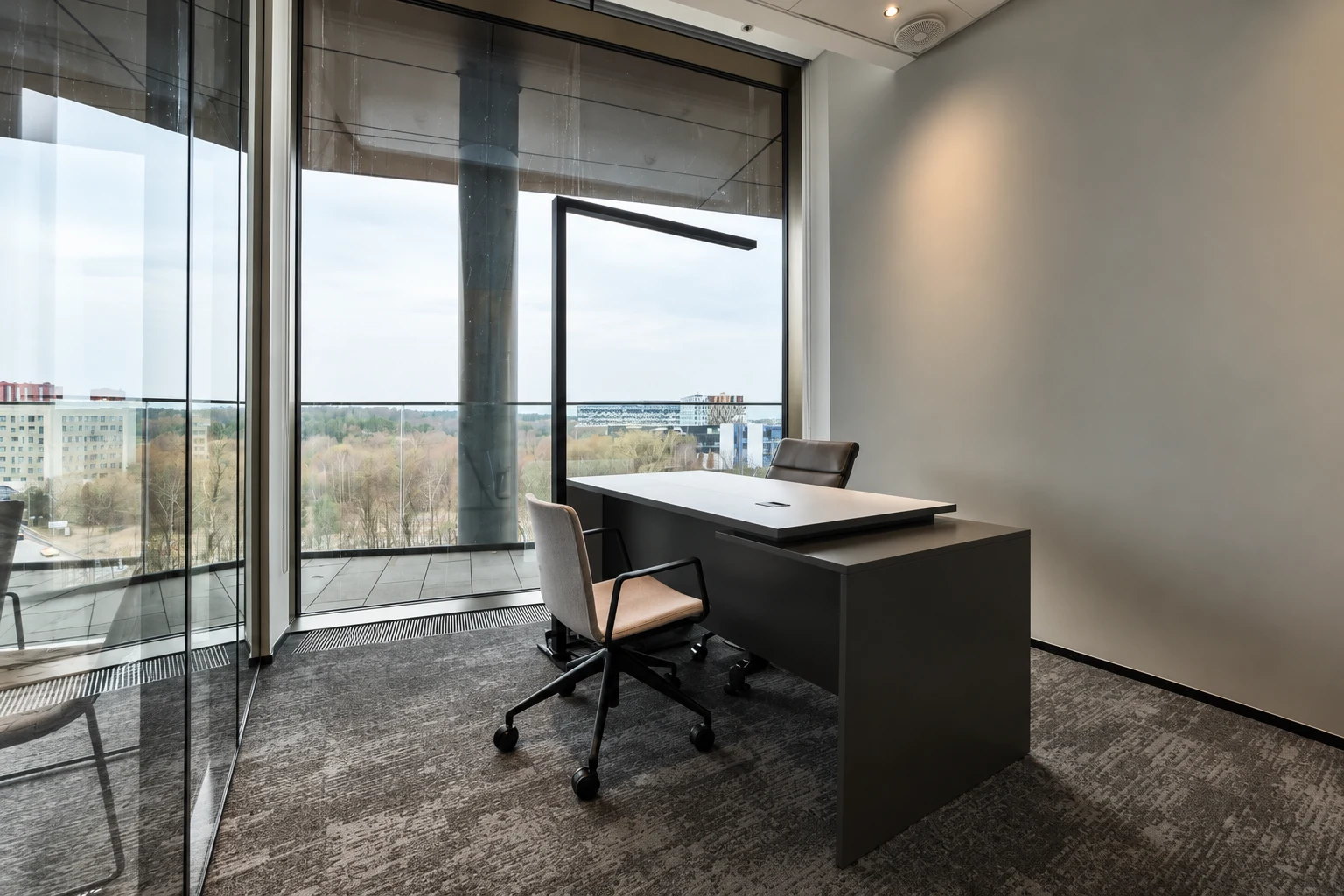 Private office by the window